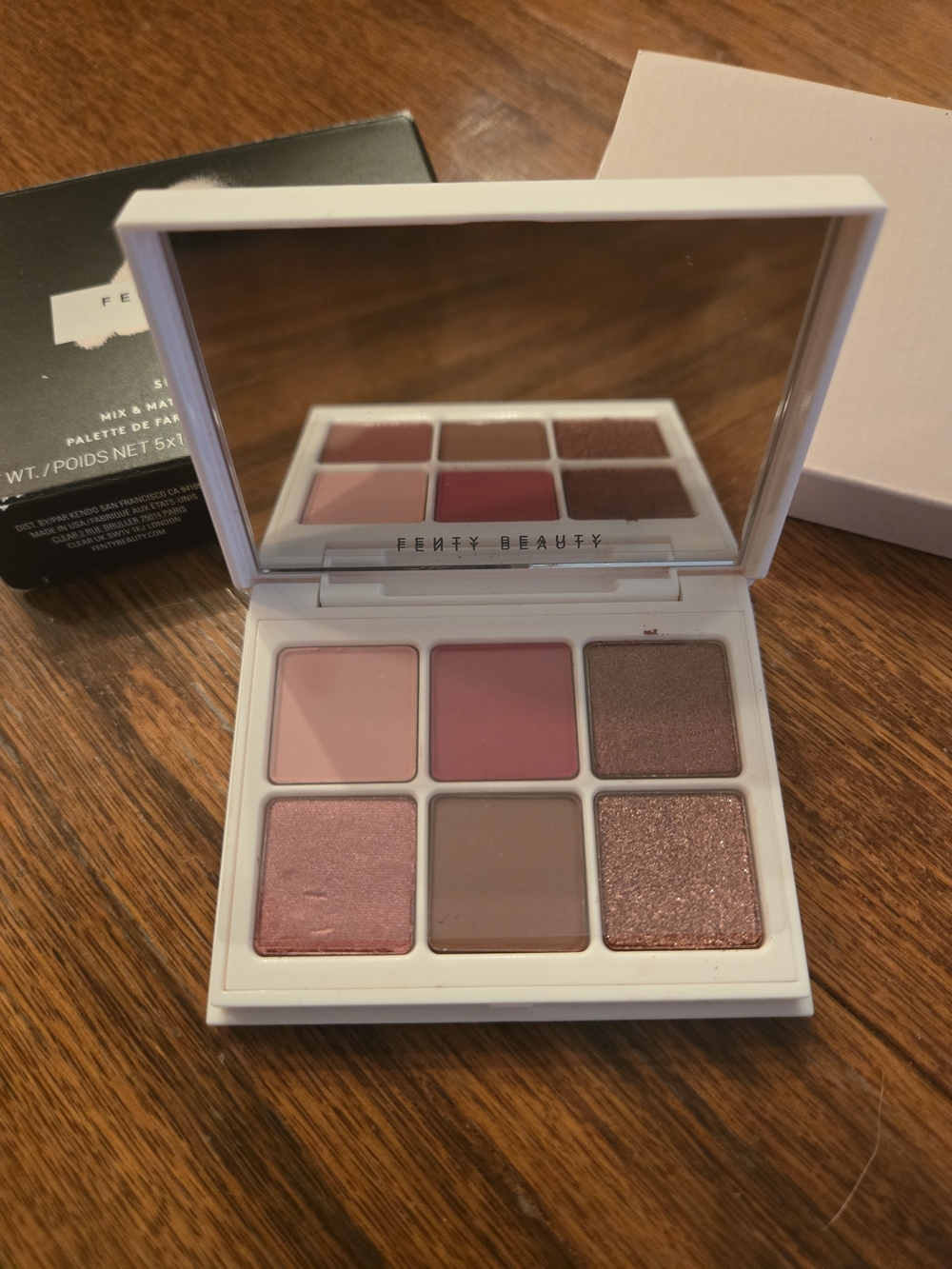 Fenty Beauty Snap Shadows Mix & Match Eyeshadow Palette - 4 Rose, 6 Shadows
